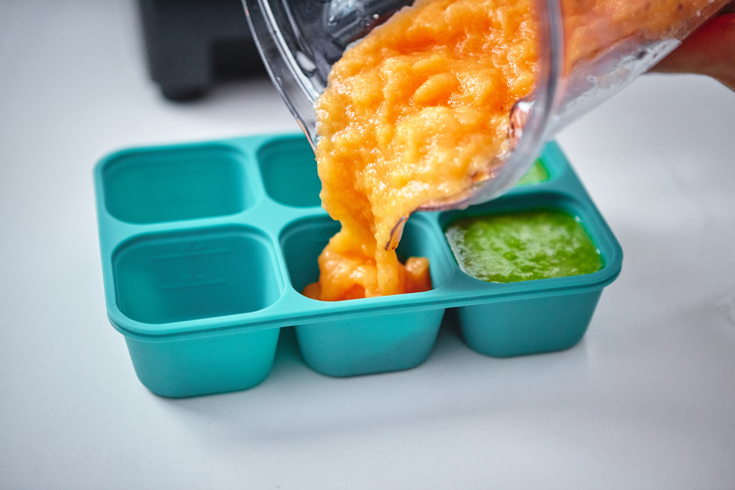 Food Cube Tray- Green