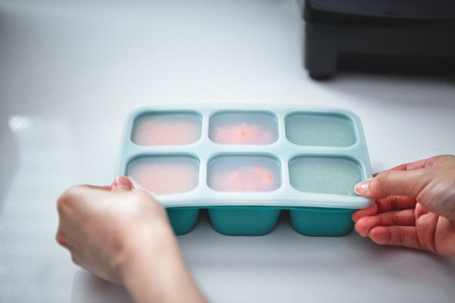 Food Cube Tray- Green