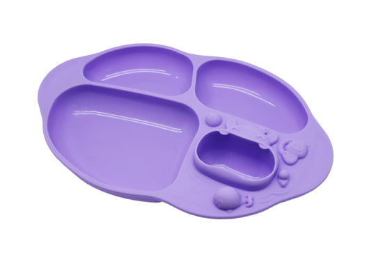 Yummy Dips Suction Plate -Purple