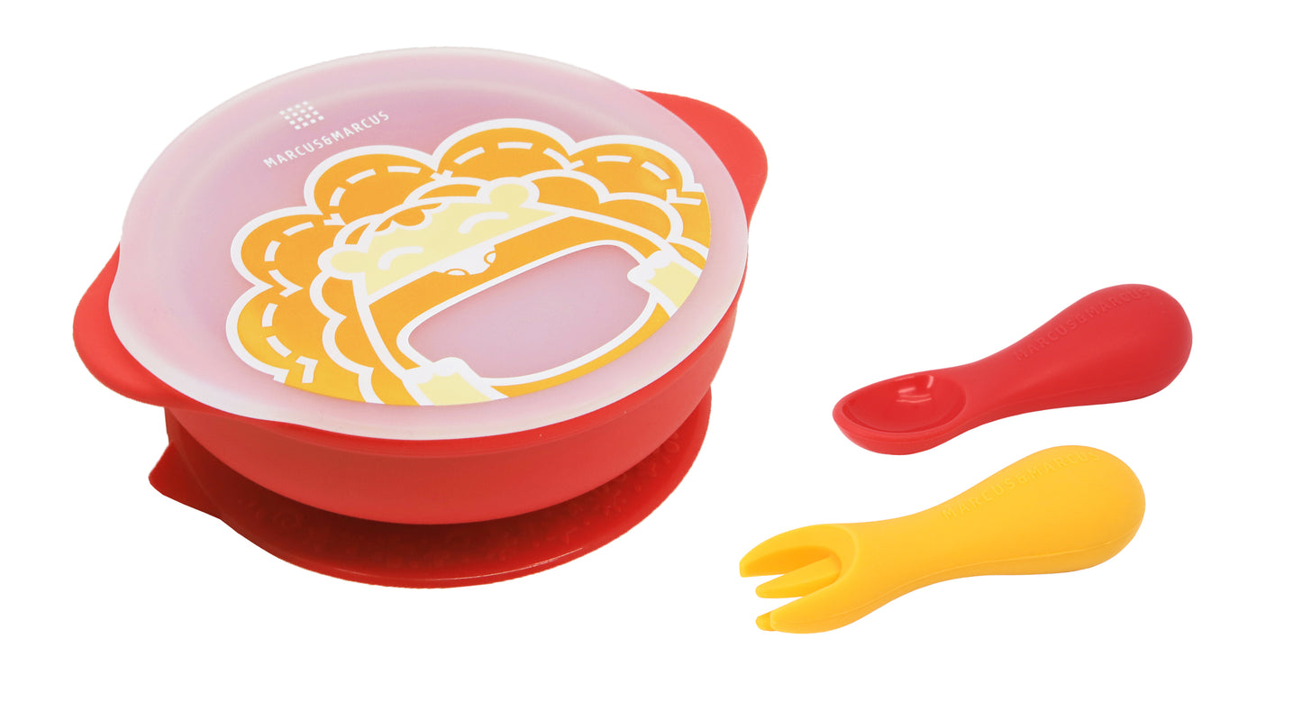 Toddler First Self Feeding Set - Red