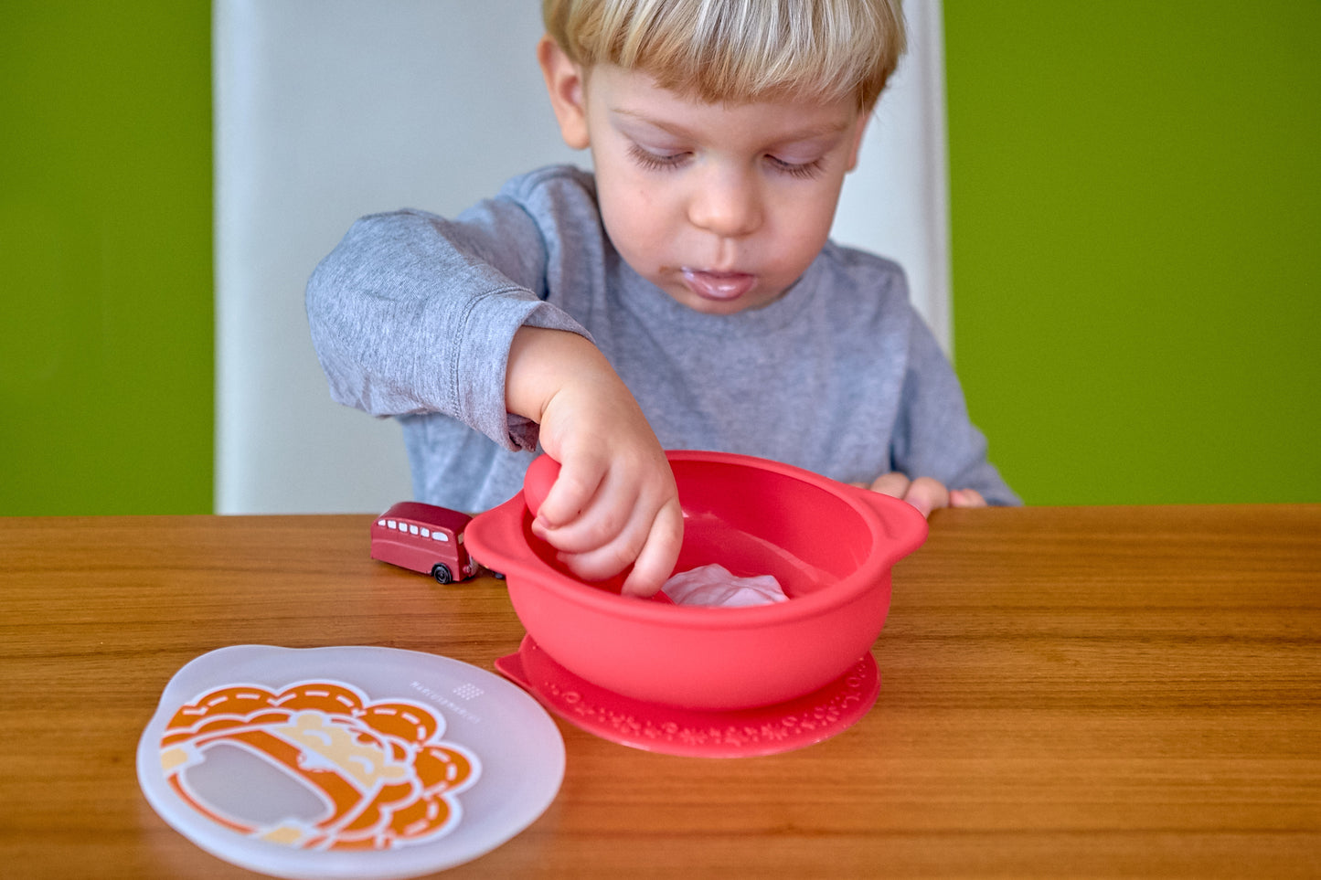 Toddler First Self Feeding Set - Red