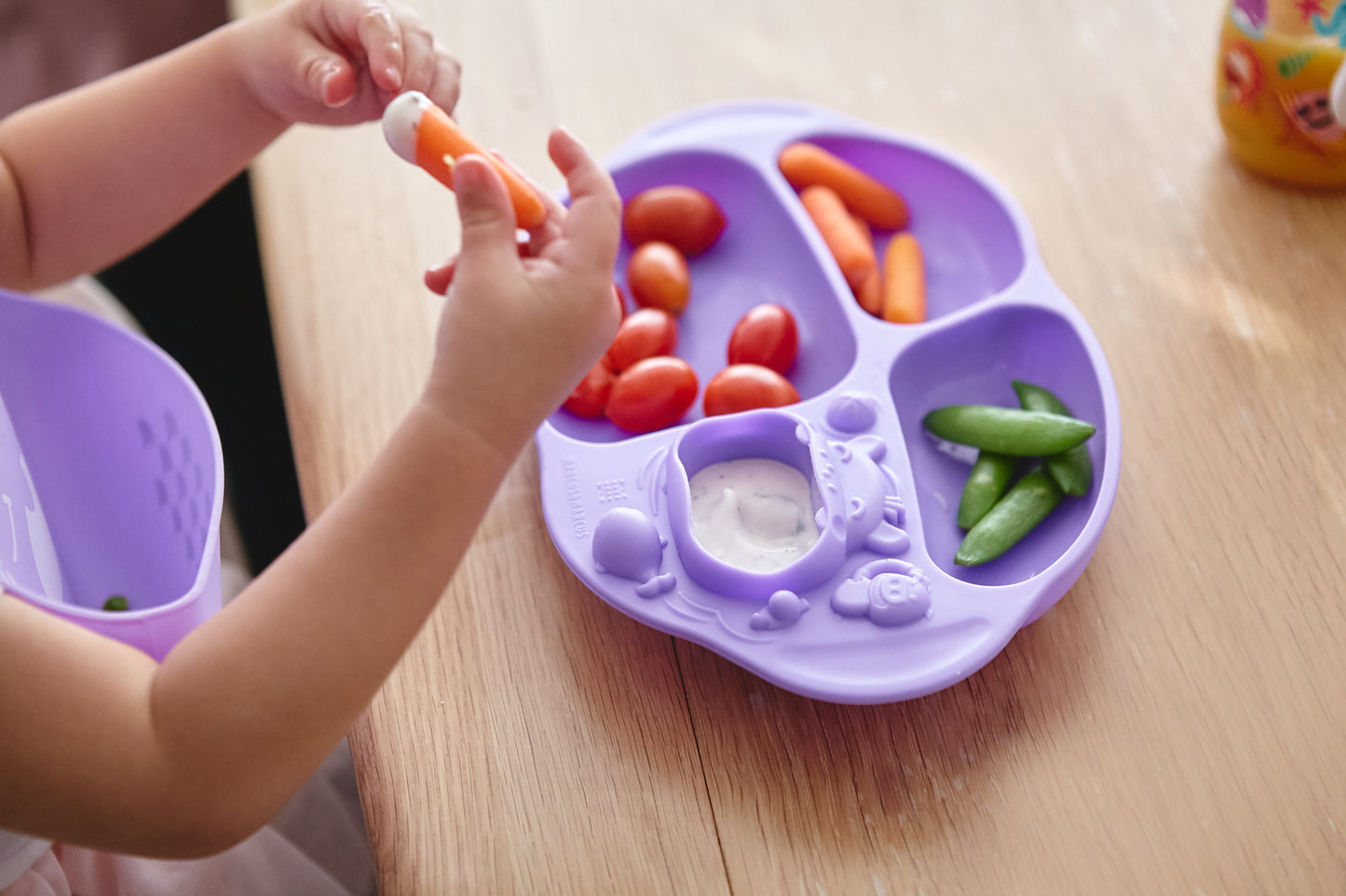 Yummy Dips Suction Plate -Purple