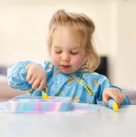 Coverall Bib - Speedy Dinos