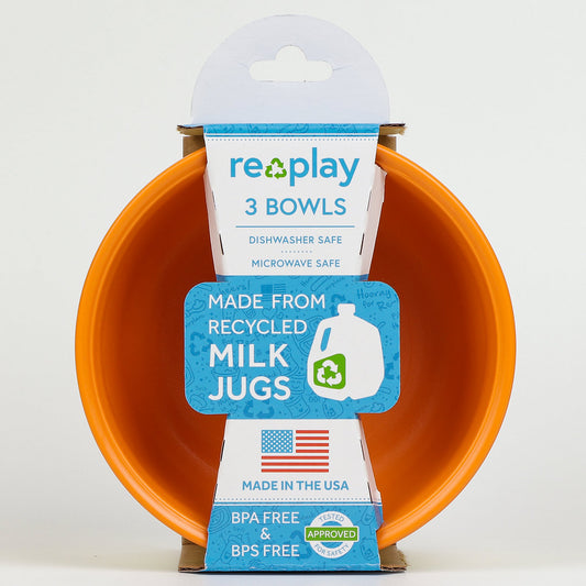 Re-Play Bowls Set - Orange, Yellow and Lime Green