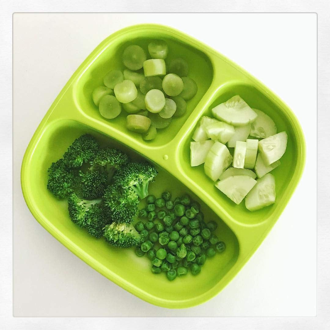 Re-Play Divided Plates Set - Aqua, Sky Blue and Lime Green