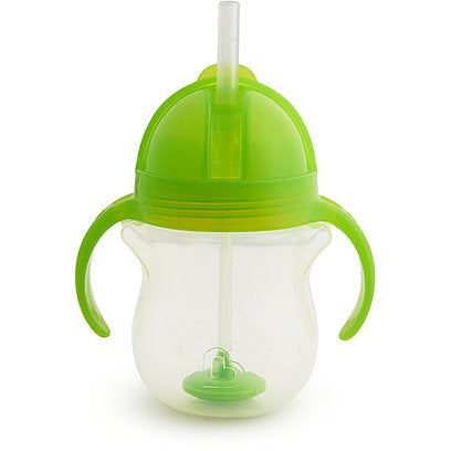Any Angle Click Lock Weighted Straw Trainer Cup 7oz - Green