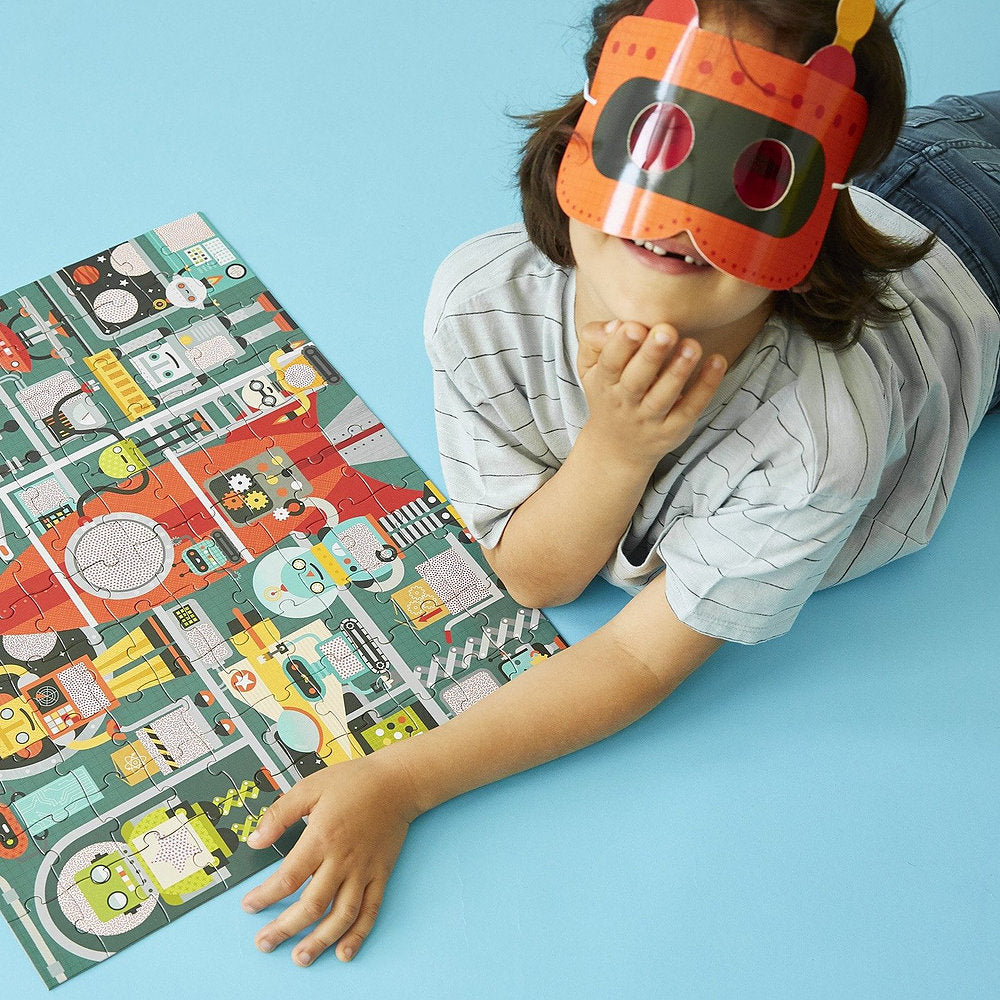 Robot Factory 100-Piece Decoder Puzzle