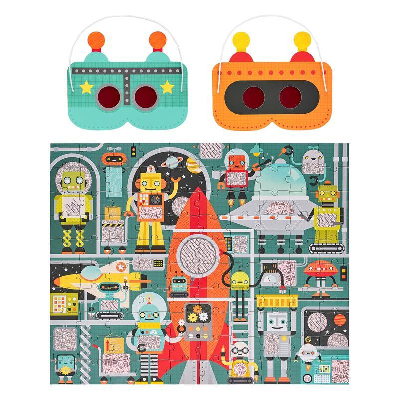 Robot Factory 100-Piece Decoder Puzzle