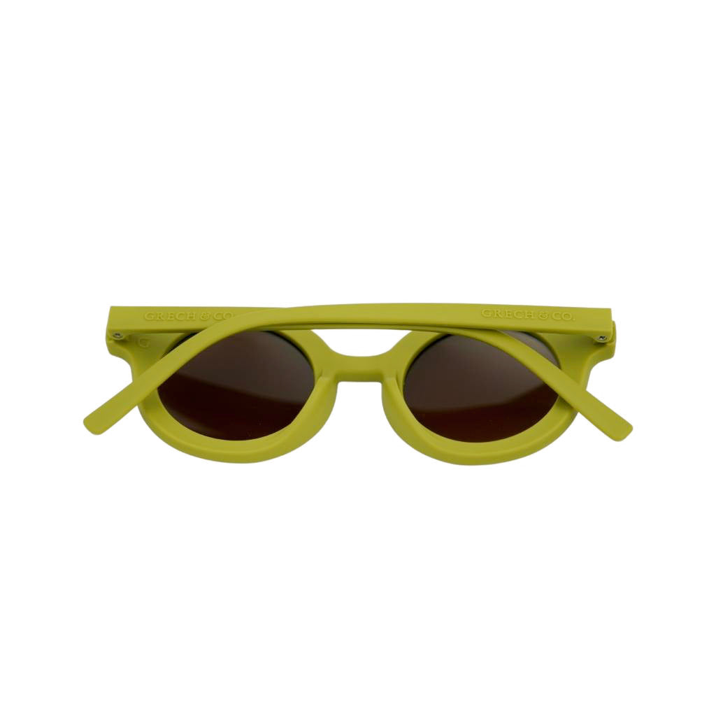 Sustainable Kids Sunglasses - Chartreuse