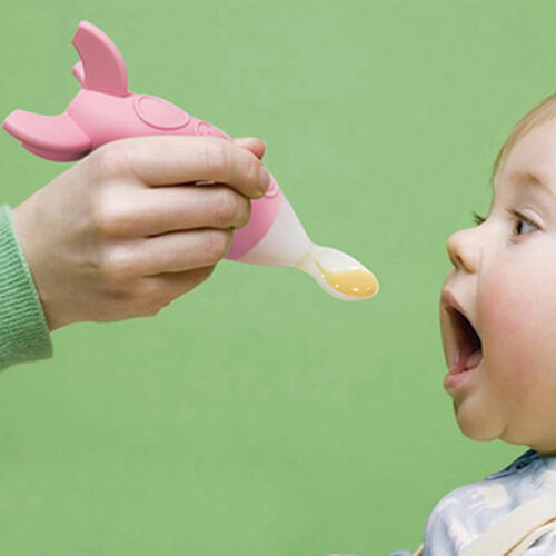 Feeding Spoon Dispenser - Pink