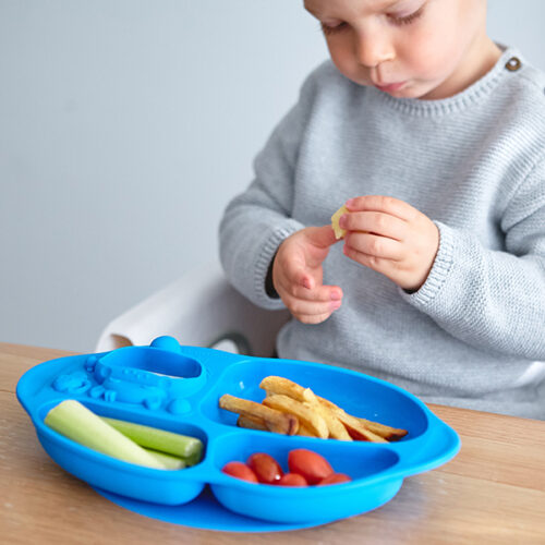 Yummy Dips Suction Plate - Blue