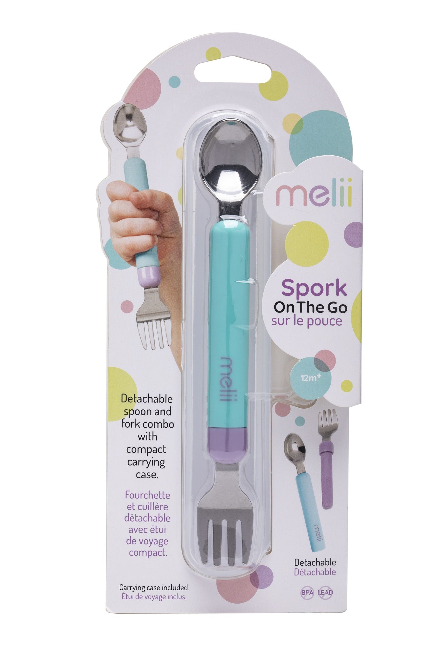Spork On the Go - Blue & Purple