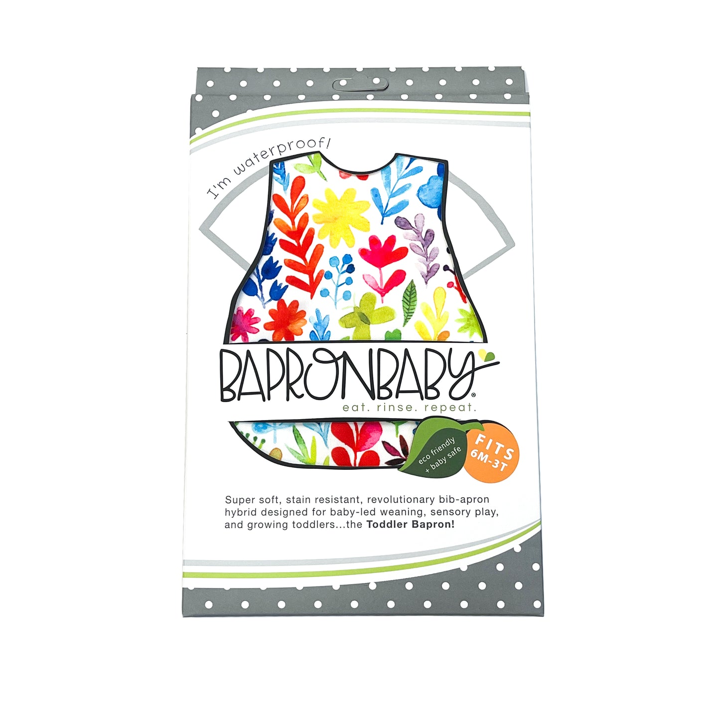 Rainbow Watercolour Floral Bapron