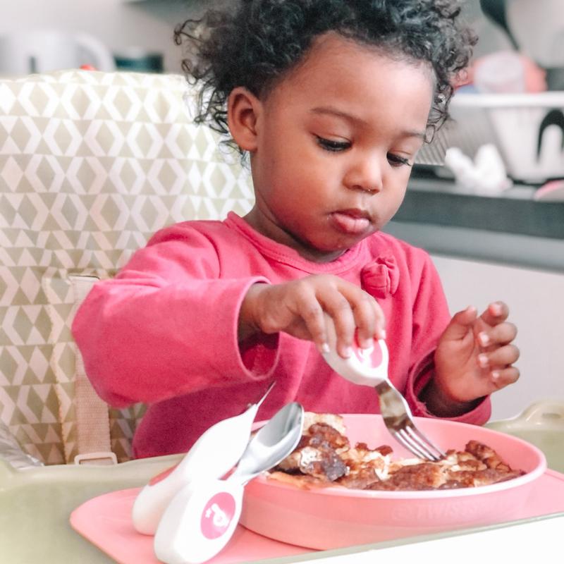 2 Pcs Childern Cutlery - Pink