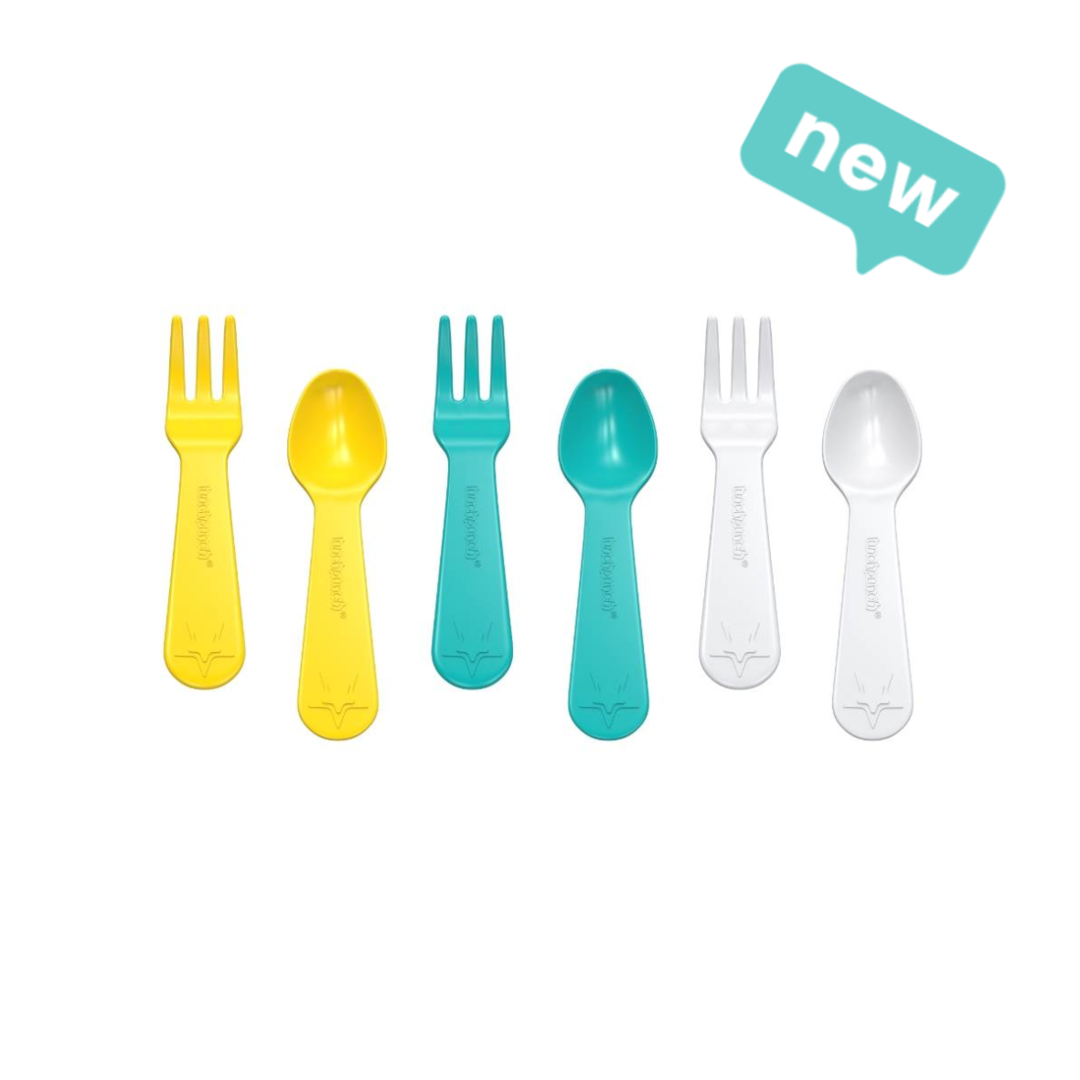 Fork & Spoon Set - Yellow