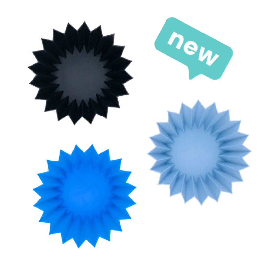 Silicone Cups Set - Blue