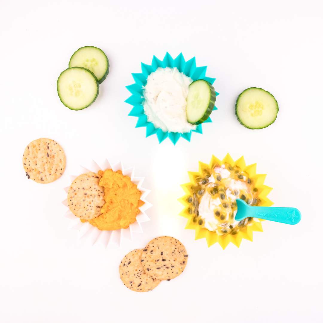 Silicone Cups Set - Yellow