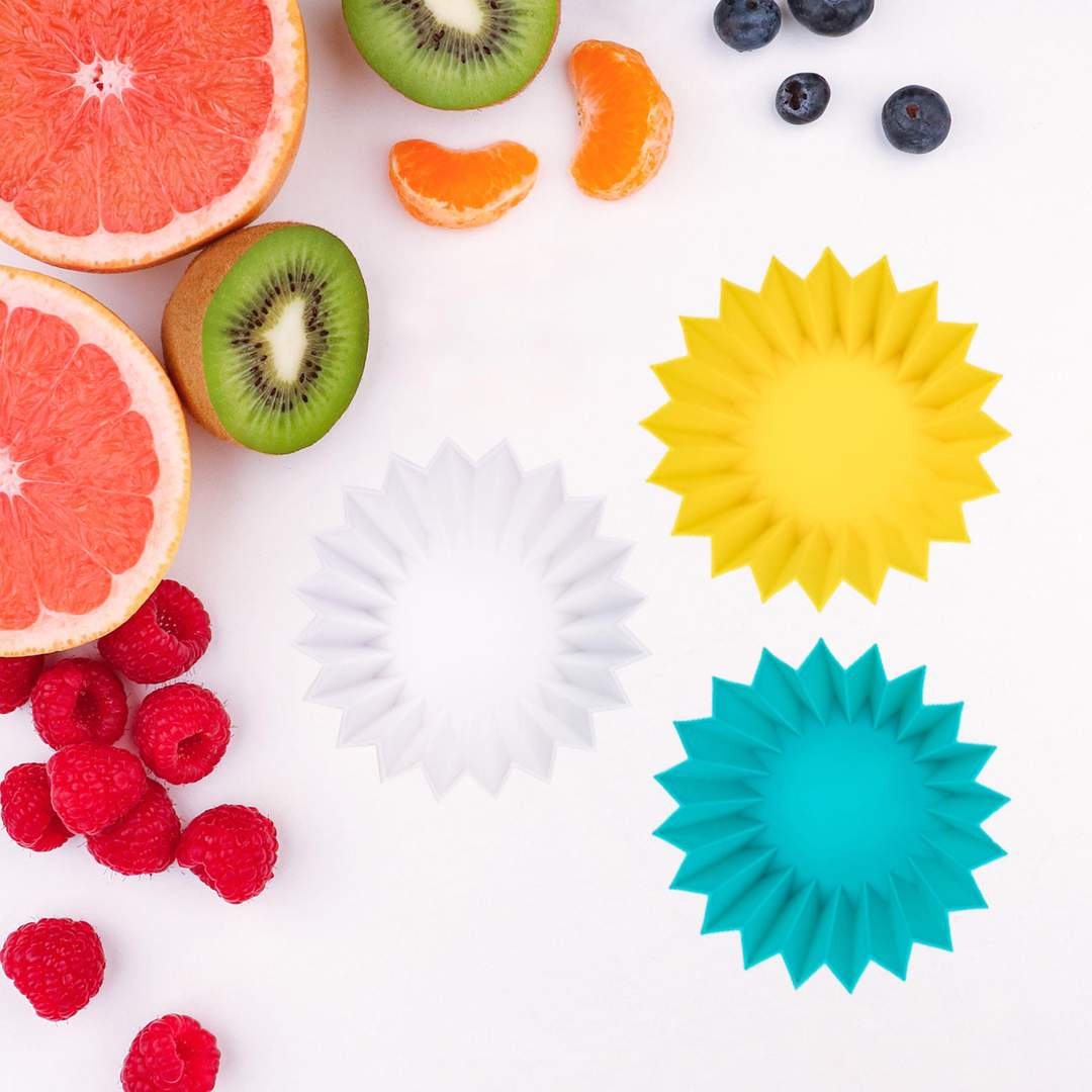 Silicone Cups Set - Yellow