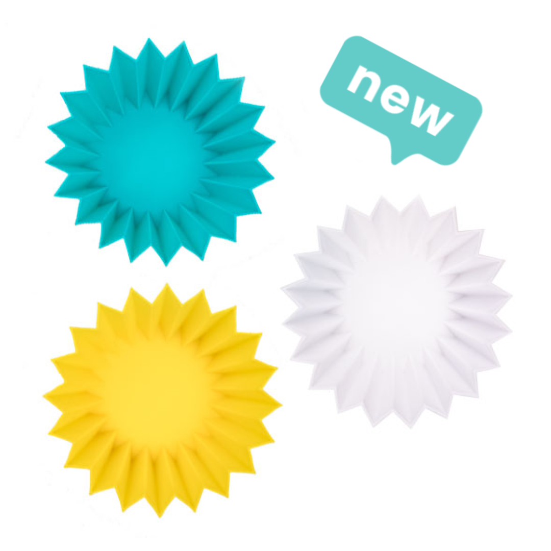 Silicone Cups Set - Yellow
