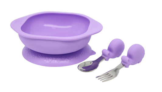 Toddler Mealtime Set - Purple