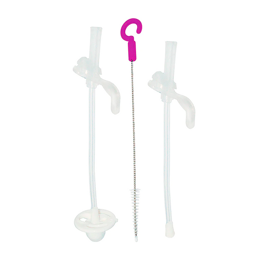 replacement straw and cleaning set