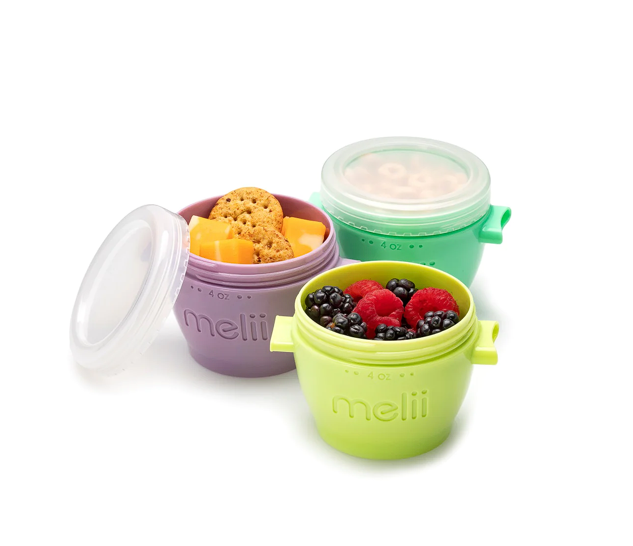 4oz Snap & Go Pods - 8 Freezer & Snack Containers