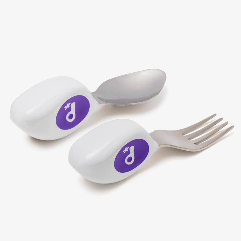 2 Pcs Childern Cutlery - Purple