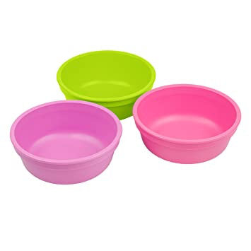 Re-Play Bowls Set - Purple,Pink and Lime Green
