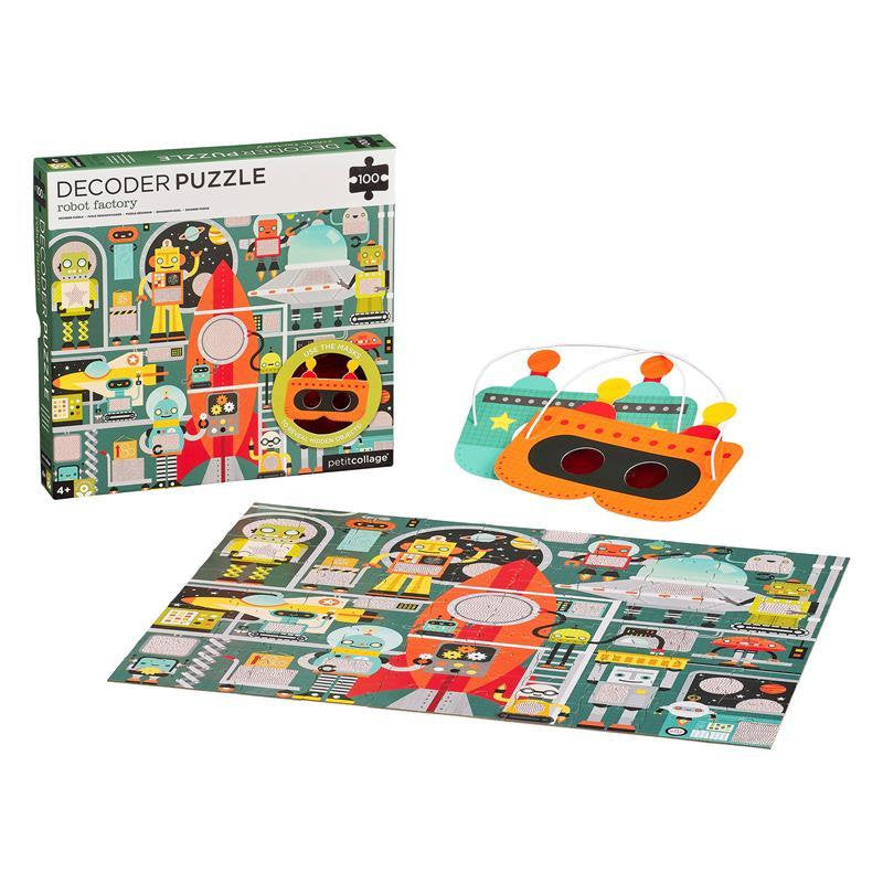 Robot Factory 100-Piece Decoder Puzzle – Little Dino