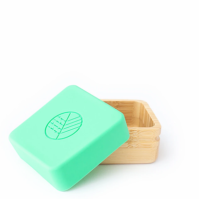 Bamboo Snack Pots - Grey & Green