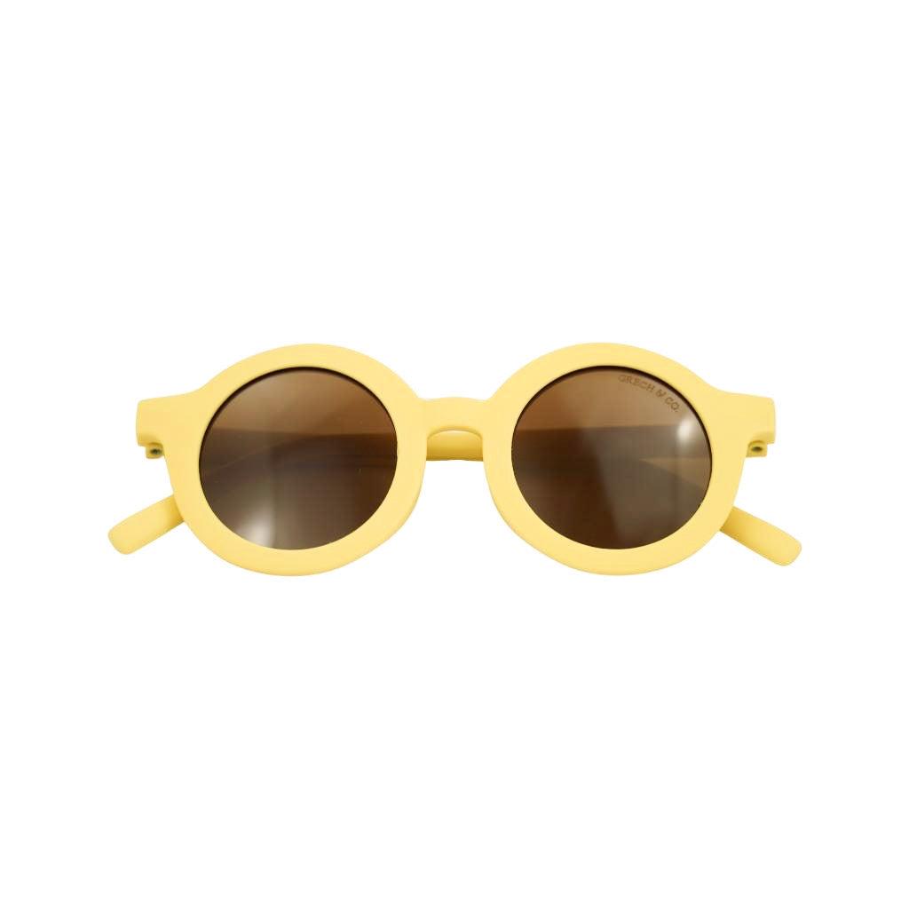 Sustainable Kids Sunglasses - Mellow Yellow