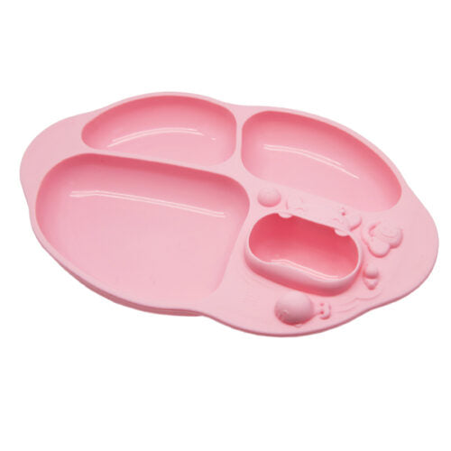 Yummy Dips Suction Plate - Pink