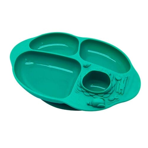 Yummy Dips Suction Plate - Green