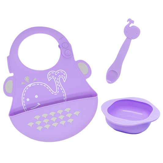 Baby Feeding Set - Purple