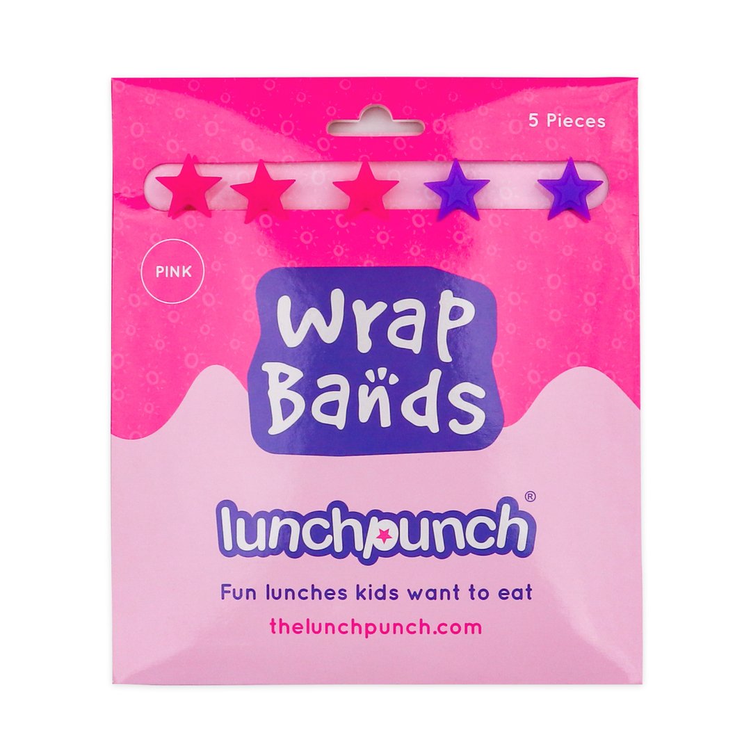 Silicone Wrap Bands - Pink
